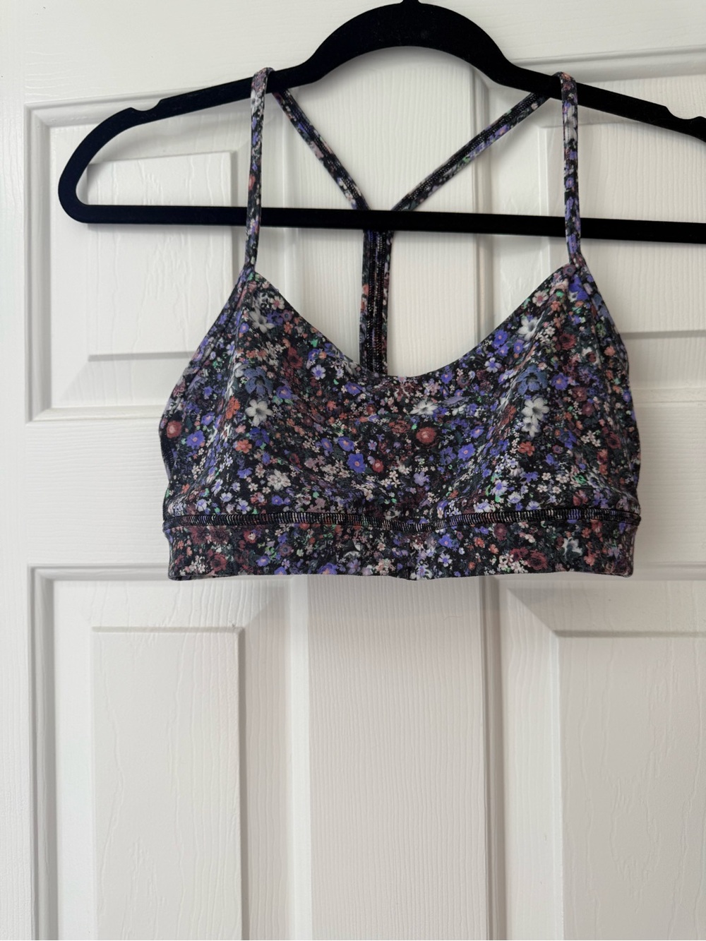 lululemon athletica Floral Strappy Sports Bra flow Y